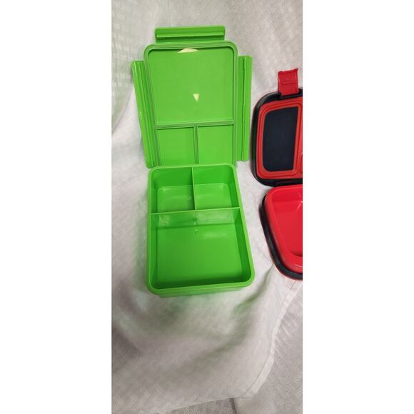 Bentgo Lunch Box Space Shuttle Rocket Theme Plus Free Dinosaur Box School Travel - Picture 8 of 10